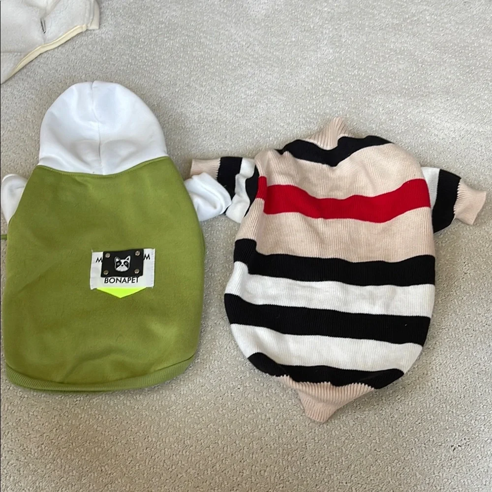 Bonapei Dog Sweater and Hoodie Set